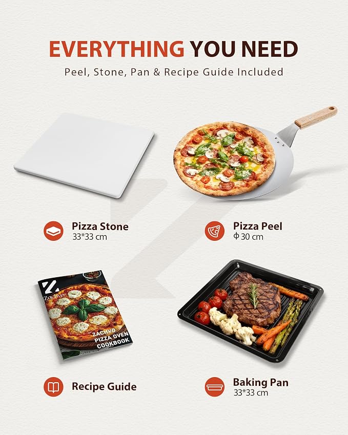13-in-1 Countertop Pizza Oven, 90-Second 12 Inch Pizza, up to 850°F, 6 Presets & 6 Bake Modes, PID Control, Expert Mode Makes 5 in 30 Min for Home Pizzeria, Top Window & On-Demand Light, Black