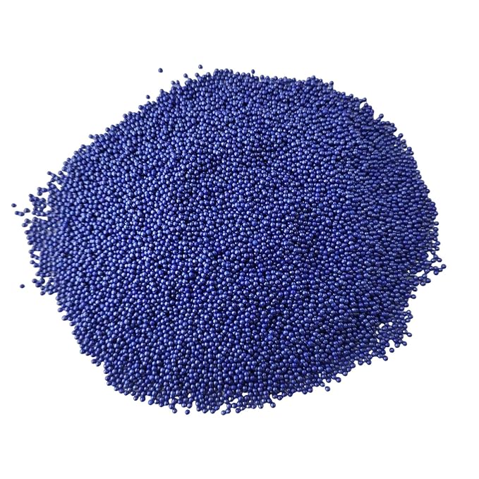 Homankit Royal Blue Nonpareils Sprinkles Edible Cookie Decorations Mini Pearls for Decorating Cake, Baking, Cupcake Toppers, Ice Cream, Donuts 3.88 Ounce