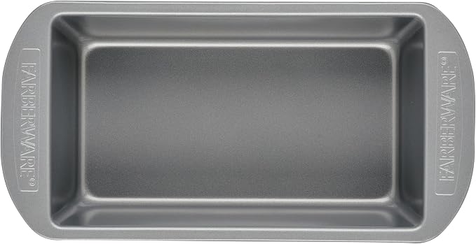 Farberware Bakeware Nonstick Loaf Pan, 9-Inch x 5-Inch, Loaf Bread Pans, Gray