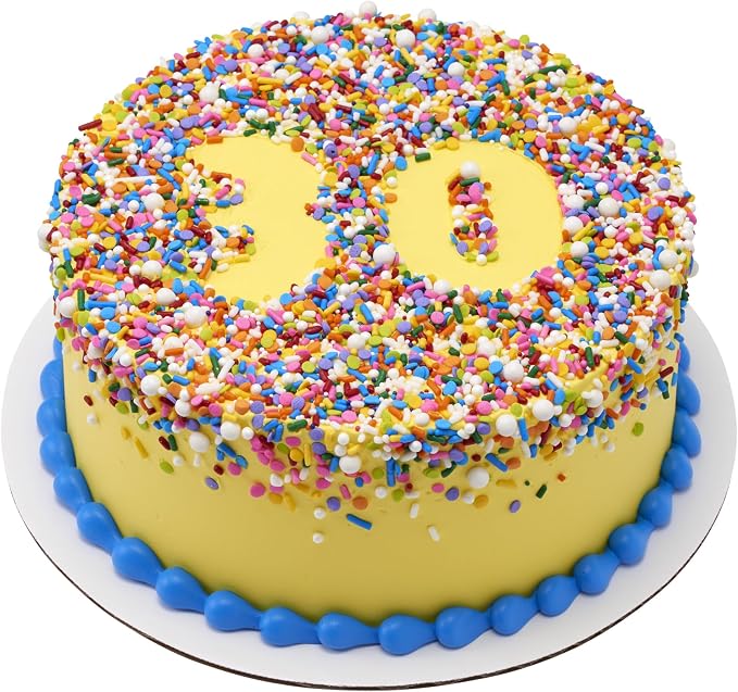 DecoPac Rainbow Party Fusion Mix Sprinkles, 26oz, Shaped Candy Sprinkles in Handheld Container, Magical Edible Decorations For Celebration Cakes, Cupcakes, Cookies and Donuts