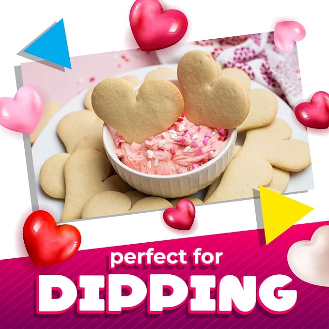 Heart Sprinkles, Heart Shaped Sprinkles for Cake Decorating, 8 Oz Bag | White, Red, Pink & Purple Dessert Toppers for Cupcakes & Cookies