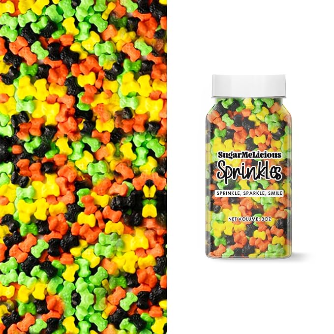 SugarMeLicious Variety Gaming Sprinkles for Decorating Birthday Cakes, Cupcakes, Cookies & Desserts, Gluten-Free (Gaming Controllers, 3oz)