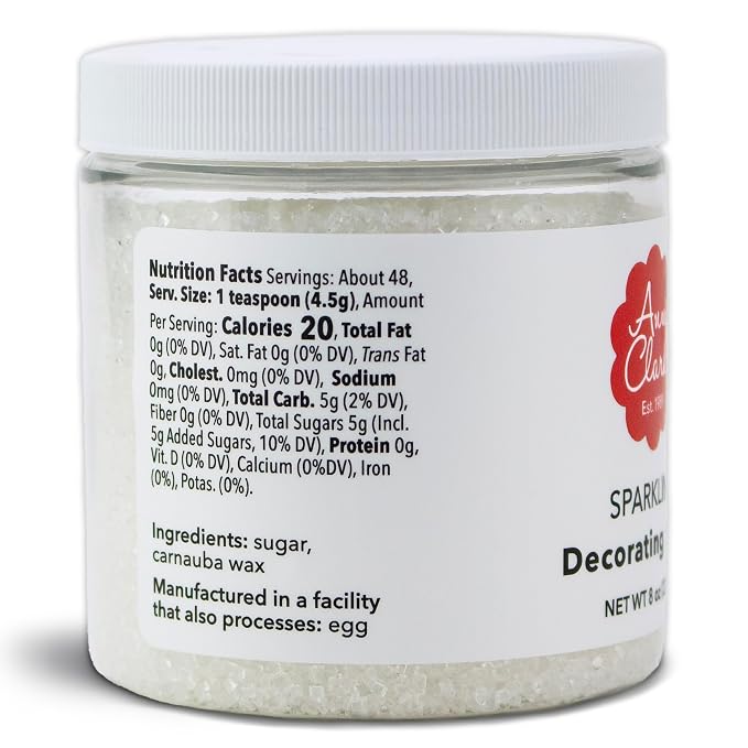 Ann Clark Sparkling Sugar White Decorating Sugar, 8 oz.