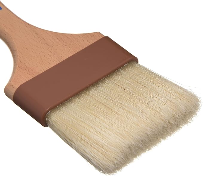 SPARTA Kitchen Basting Brush – 4037500 Basting Brush for Cooking Flat Boar Bristle Brush, Hardwood Handle for Kitchens, Restaurants, Catering, High Heat Food Prep, 3in