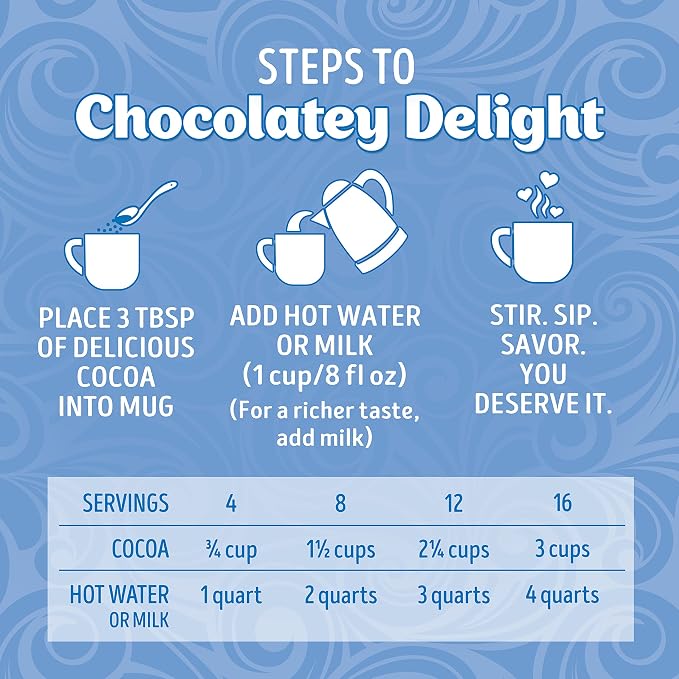 Swiss Miss Hot Cocoa Drink Mix, Milk Chocolate with Marshmallows, Hot Cocoa Bar Supplies, 37.18 oz. Canister