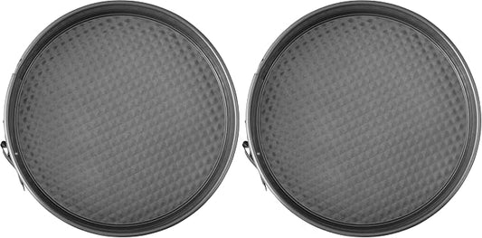 Wilton Gold Premium Non-Stick Warp-Resistant Bakeware, Made without PFAs, Springform Pan, 9 x 2.75 in, Packaging May Vary (Pack of 2)