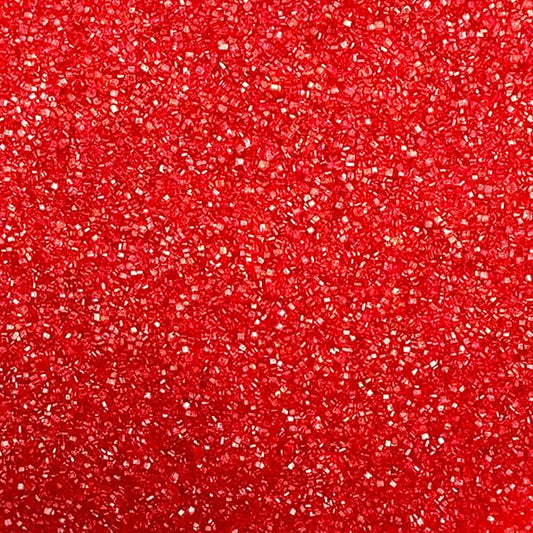 Edible Red Sanding Sugar Sprinkles 142g/ 5.01oz Sugar Crystals for Cake Decorating Candy Baking Decorations Ice Cream Toppings and Cookie Decorating for Valentines Halloween Christmas