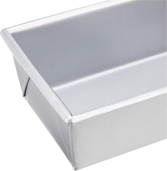 Chicago Metallic Loaf Pan, Commercial II, 1-Pound | Uncoated | Traditional | Pack of 2