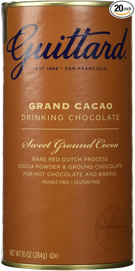 Grand cacao Guittard Drinking Chocolate, 10 oz (Pack of 2)