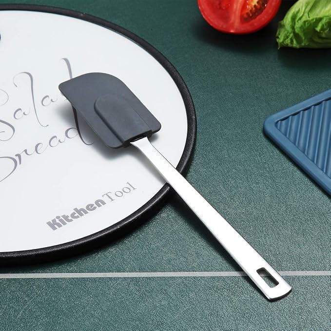 Silicone Spatulas, Berglander Flexible Scrapers Baking Mixing Tool, Baking Tools, Rubber Spatula, Heat Resistant, Dishwasher Safe, Easy to Clean