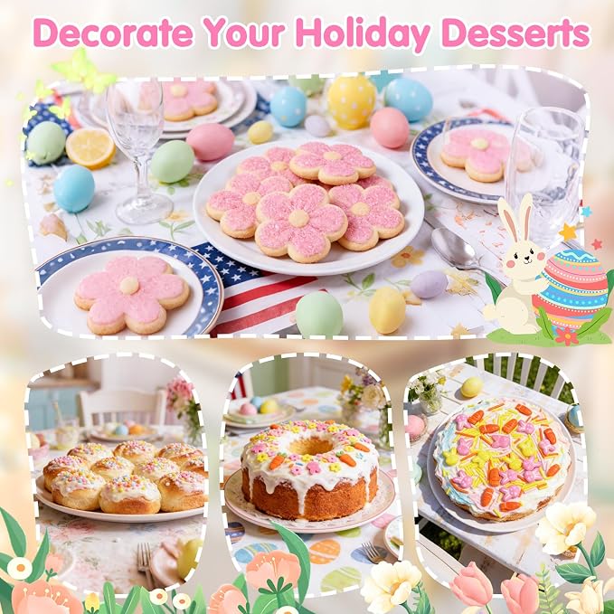 Edible Sprinkles 4-Pack Set,Edible Orange Sprinkles for Cake Decorating,Pink Orange and Yellow,Confetti Jimmies and Pink Sanding Sugar,Petal Rabbit Confetti,Carrot Sprinkle,Nonpareils,Pastel Cake Decorations for Baking,Desserts,Cupcakes,Ice Cream,Cooki...