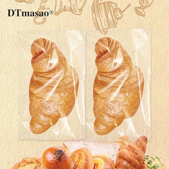 DTmasao 6x10 Inches 100 Pcs Self Sealing Cellophane Bags Clear Cookie Bags Resealable Cellophane Bag for Packaging Gifts,Cookies,Favors,Products,Candy for Packaging 100 Pieces 6"x10"