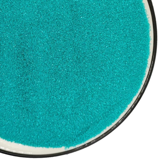 Edible 5 Ounce Fine Decorative Teal Sanding Sugar Sprinkles for Baking, Sparkling Crystals for Cakes, Cookies, Cupcakes, Ice Cream Topping and Rimming Sugar