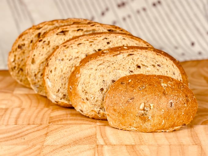 Molibake Multigrain Bread Mix – Pack of 4 – Premium All-Natural Baking Mix for Bread Machine and Oven – 15 oz – Gourmet Blend with Sunflower Seeds, Brown Flax, Pumpkin Seeds, Oat Flakes, Rye, Barley Malt, Wheat Bran – Easy-to-Use Bread Maker Mix for Ho...