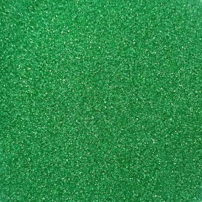 PhilaeEC Green Sanding Sugar Edible Sparkling Crystals for Baking Cake Decoration Cookie Ice Cream Cupcake Toppers Wedding Party Valentines Halloween Christmas Supplies 5oz