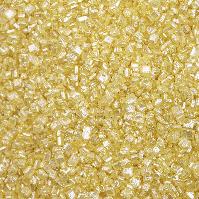 Brew Glitter - Yellow Rimming Sugar (4oz, 1x Bar Tin) Cocktail Garnish for Mixed Drinks & Refreshments
