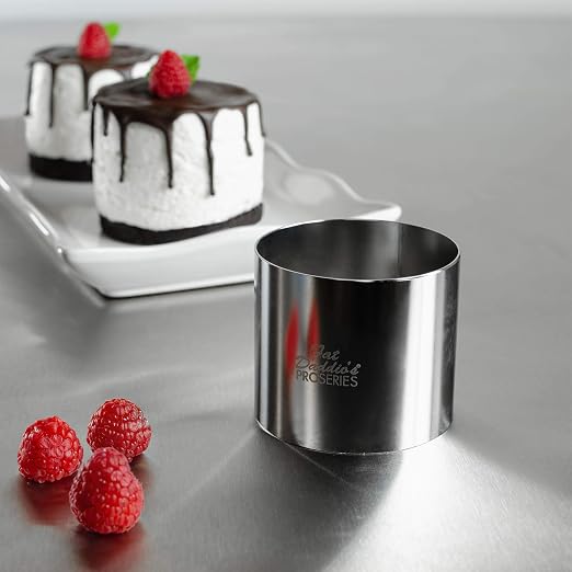 Stainless Steel Cake & Pastry Rings by Fat Daddio's