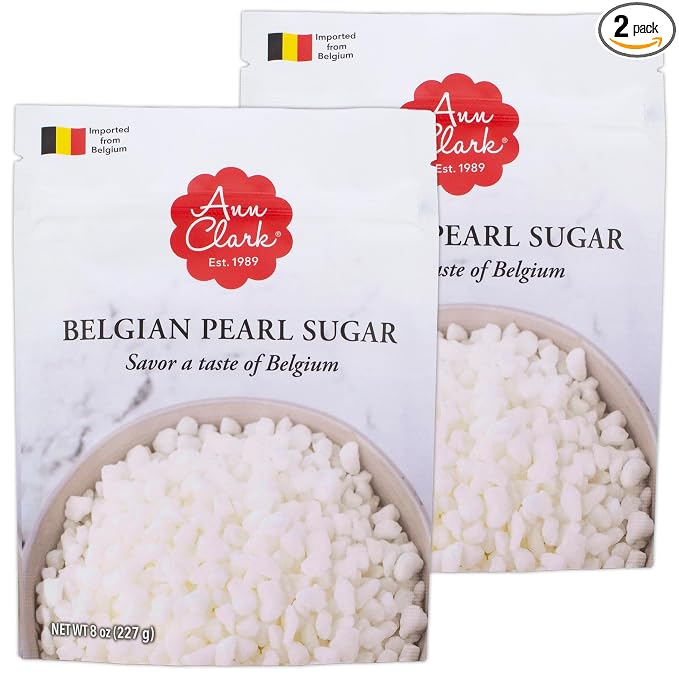 Ann Clark Authentic Belgian Pearl Sugar, 8 oz. (2 Pack)