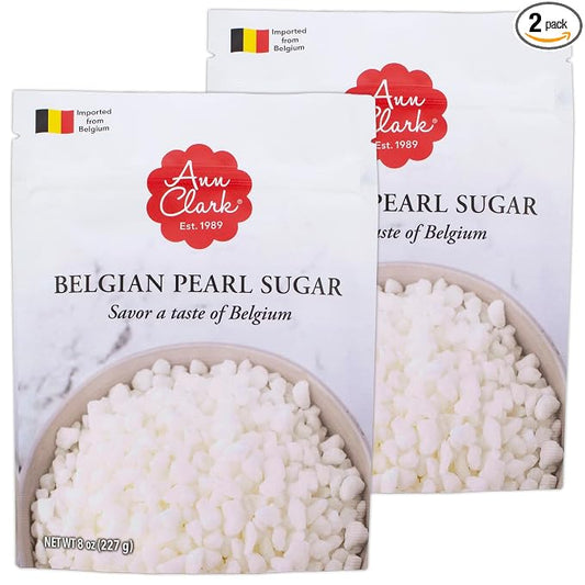 Ann Clark Authentic Belgian Pearl Sugar, 8 oz. (2 Pack)