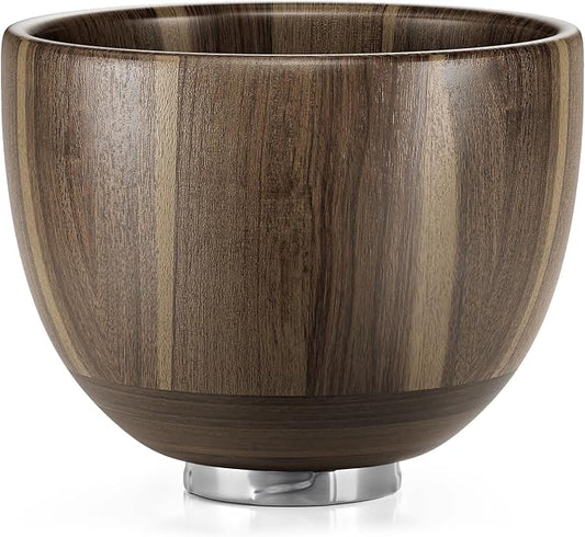 SpaceAid Wooden Bowl for Mixer - Kitchen Space Aid Acacia Wood Mixing Bowls Holder for Stand Mixer, Compatible with 4.5 & 5 QT Tilt-Head Models Kitchen, Light Wood