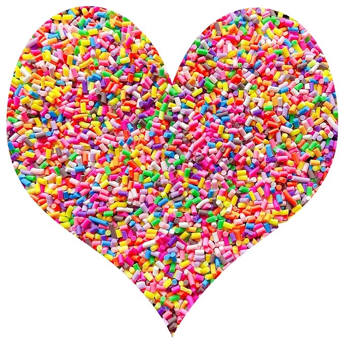 EHOPE 50g Fake Sprinkles Resin Sprinkles Fake Candy Sprinkles Clay Sprinkles Polymer Sprinkles Polymer Clay Slices for Nail Art DIY Crafts Cake Phone Case(Purple Sugar granules-12）