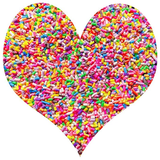 EHOPE 50g Fake Sprinkles Resin Sprinkles Fake Candy Sprinkles Clay Sprinkles Polymer Sprinkles Polymer Clay Slices for Nail Art DIY Crafts Cake Phone Case(Purple Sugar granules-12）