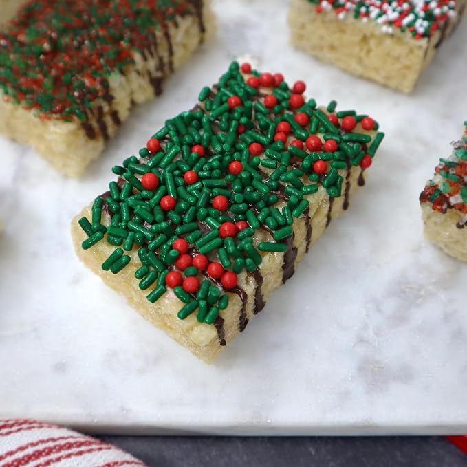 Mystic Sprinkles 4 Cell Sprinkle Assortments (Candy Cane Kisses, Midi)