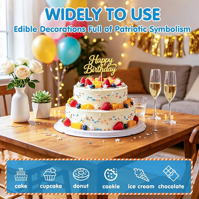 Edible Blue Orange Sprinkles for Cake Decorating,130g White Stars Pearls and Jimmies Mix,Round Sugar Confettis Sprinkle,Cupcake,Cookies,Donut,Basketball Soccer Sports Themed Holiday Dessert Toppings,Birthday Celebration Supplies