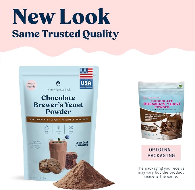 Brewers Yeast Powder for Lactation Cookies for Breastfeeding - Lactation Supplement for Increased Breast Milk - Nutritional Yeast for Lactation Support - Breastmilk Supplement for Women - Easy to Bake