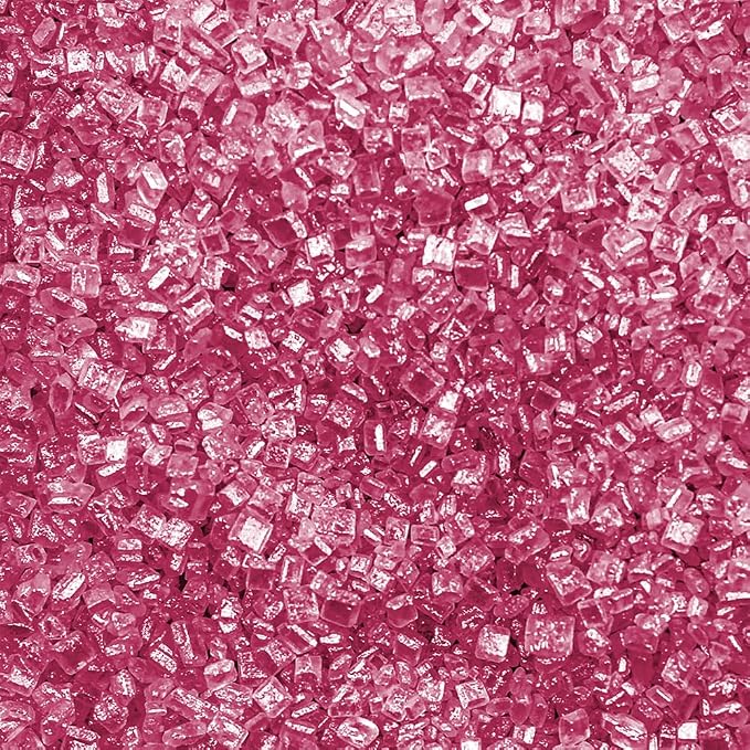 Brew Glitter - Neon Pink Rimming Sugar (4oz, 1x Bar Tin) Cocktail Garnish for Mixed Drinks & Refreshments