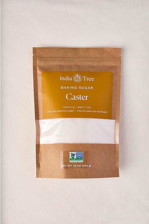 India Tree Superfine Caster Baking Sugar, Original, 16 Ounce