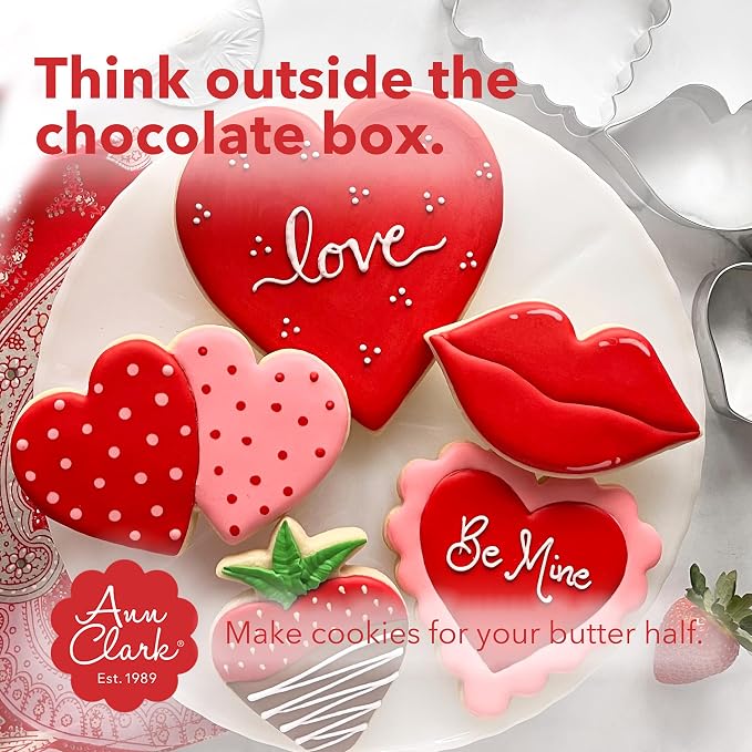 Ann Clark Extra Large Heart Valentine Cookie Cutter, 5" Made in USA