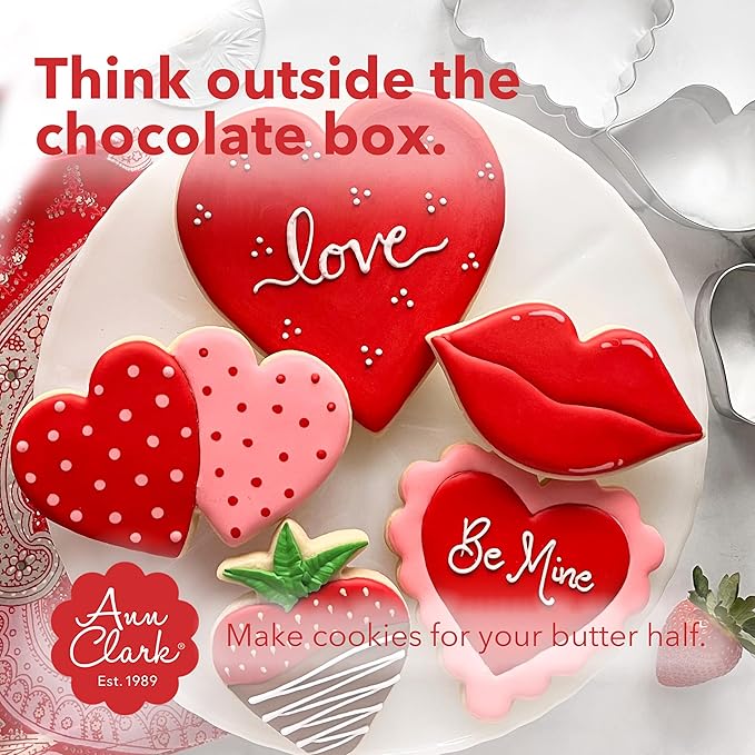 Ann Clark Double Heart Valentine's Cookie Cutter, 4-3/4" Made in USA