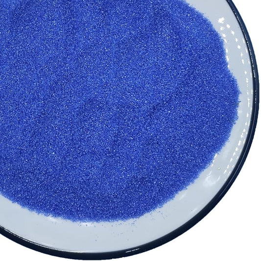 Edible 5 Ounce Fine Decorative RoyalBlue Sanding Sugar Sprinkles for Baking, Sparkling Crystals for Cakes, Cookies, Cupcakes, Ice Cream Topping and Rimming Sugar