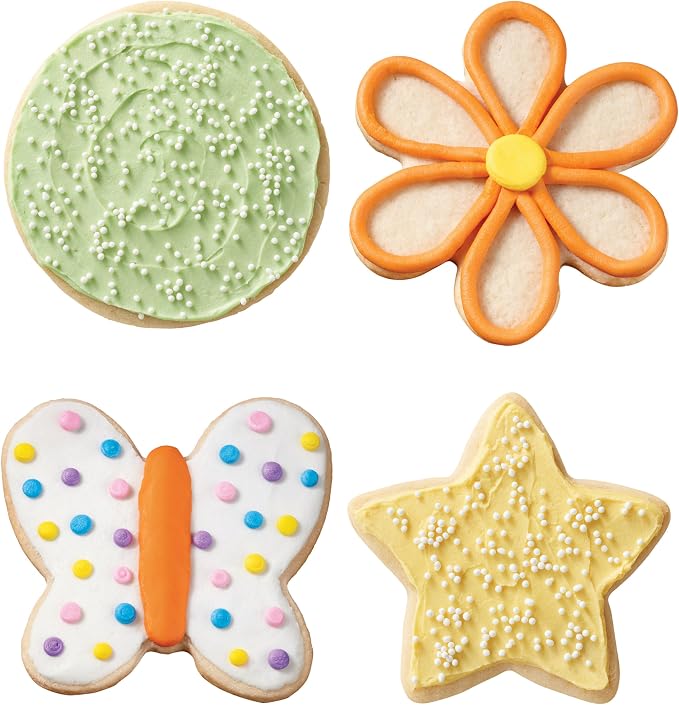Wilton 4-Piece Comfort Grip Cookie Cutter Set, Assorted