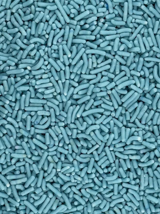 Light Blue Sprinkles 4oz pack for Baking Cakes, Cupcakes, Cookie Decorations, Ice Cream and Donut Toppings Edible Decorating Baking Supplies Baby Blue Jimmies