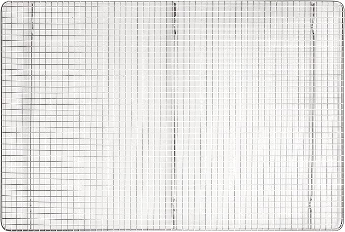 Winco Wire Sheet Pan Grate/Cooling Rack, Stainless Steel, Full Size