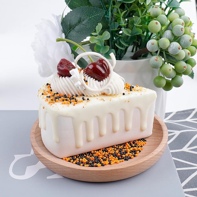 Black and Orange Nonpareils Sprinkles - 4.6oz Edible 2mm Dot Sprinkles | Basketball Sprinkles for Cake Decorating, Cupcake, Cookie, Baking, Donuts, Ice Cream Toppings