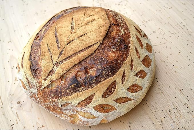 Mrs. Anderson's Baking Artisan Bread Lame, 18/8 Stainless Steel And Romanian Beechwood, 15 Blades, European Grade, For Scoring Dough And Artisan Bread Designs