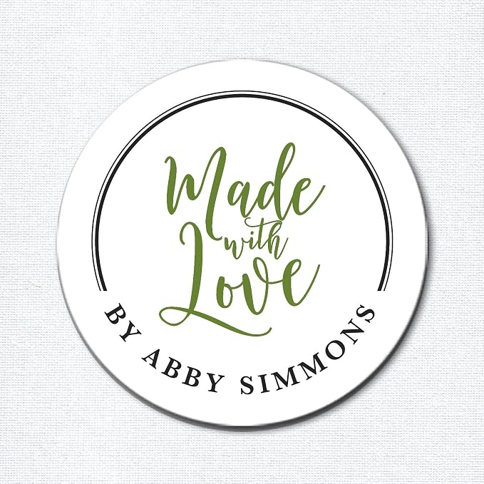 Made with Love Stickers, From the Kitchen of Gift Stickers, Favor Stickers, Personalized Food Labels, Favor Labels, Baked Good Stickers, Food Stickers From the Kitchen of Labels F6:35