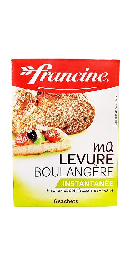 Francine Ma Levure Boulangere - French Imported Bakers Yeast (6 Pack, Total of 6.3oz)