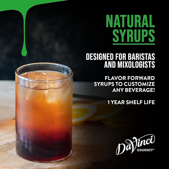 DaVinci Gourmet Naturals Almond Syrup, 25.4 Fluid Ounces (Pack of 1)
