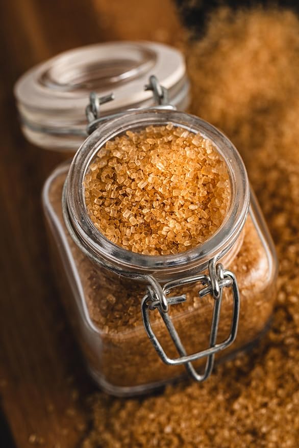India Tree Demerara Sugar, 1 lb (Pack of 4) | Large Golden Crystals