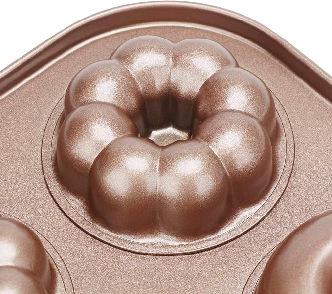 Beasea Donut Baking Pans, 1 Pack Nonstick Small Mini Doughnut Pans 12 Cavity Carbon Steel Bagel Oven Baking Tray Sheet
