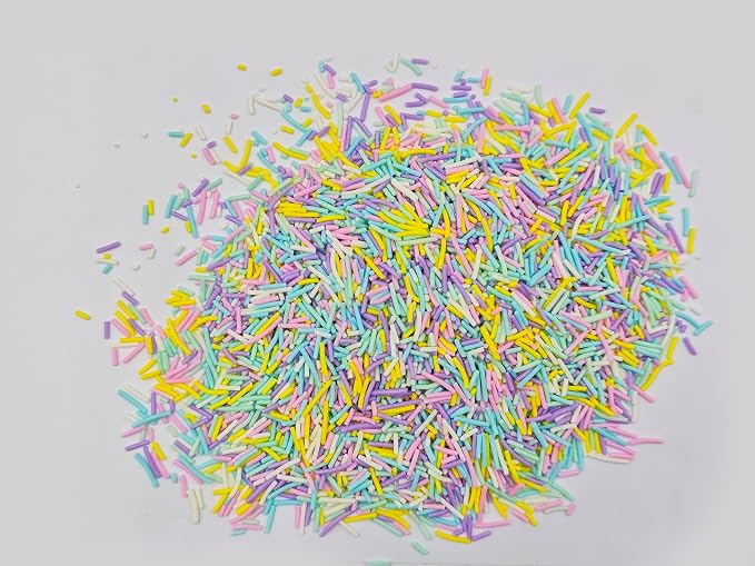 Edible Easter Jimmies Sugar Sprinkles for Cake Decorating, Baking, Ice Cream, Cookies, Cupcake Topper Decorations,4.23oz