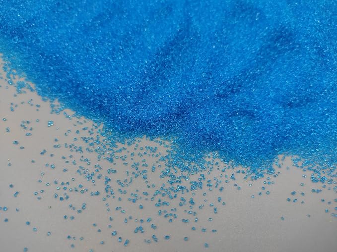 Edible 5 Ounce Fine Decorative Blue Sanding Sugar Sprinkles for Baking, Sparkling Crystals for Cakes, Cookies, Cupcakes, Ice Cream Topping and Rimming Sugar