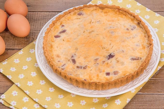 MasterClass Non-Stick Fluted Flan Tin/Quiche Pan with Loose Base, 25 cm (10")