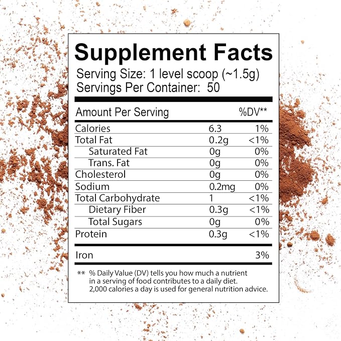One Farm by WAAYB Organic Cacao, Single Estate, Non-GMO, Fair-Trade, Vegan, Gluten Free, 100% Raw Rizek Cacao in Resealable Bag for Cooking, Smoothies, Lattes & Baking (2.6 oz Jar, Powder)