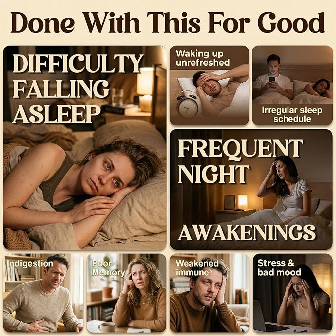 Mushroom Hot Cocoa Powder with Magnesium Glycinate, L-Theanine, Probiotics, Ashwagandha, Reishi, Cacao Powder Organic Hot Chocolate Supplement for Sleep, Relax, Digestion, No Melatonin, Vegan, 7.4oz