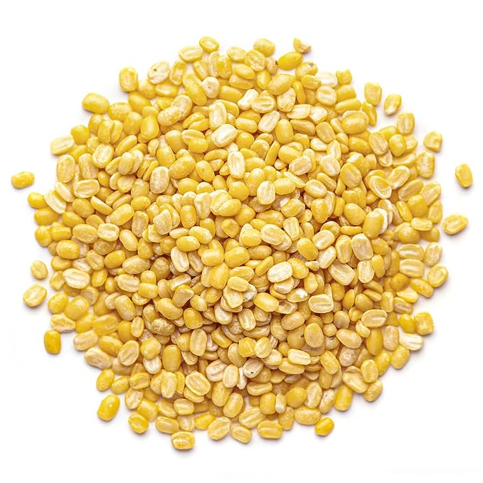 Rani Moong Dal (Split Mung Beans Without Skin) Lentils Indian 400oz (25lbs) 11.36kg Bulk Box ~ All Natural | Gluten Friendly | Non-GMO | Kosher | Vegan | Indian Origin